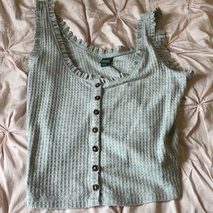Button Up Tank Top